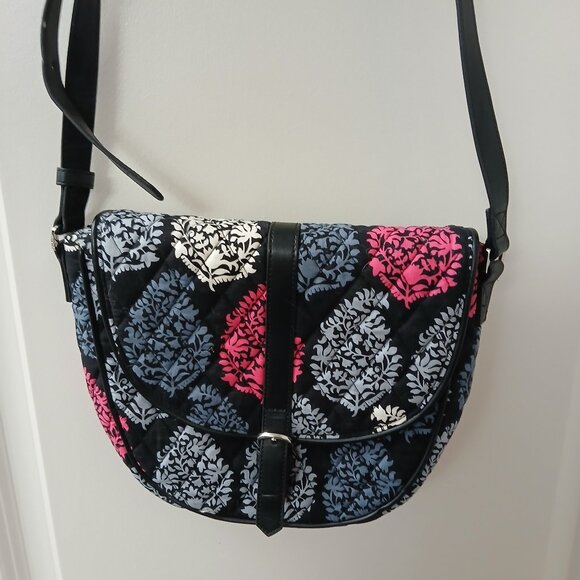Vera Bradley Handbags - Vera Bradley Slim Saddle Bag in Northern Lights GUC